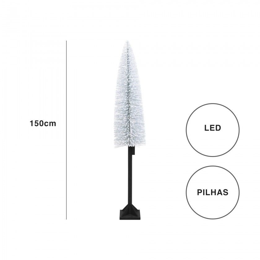 Árvore Natal Led Branca 150CM Árvore Natal Led Branca 150CM