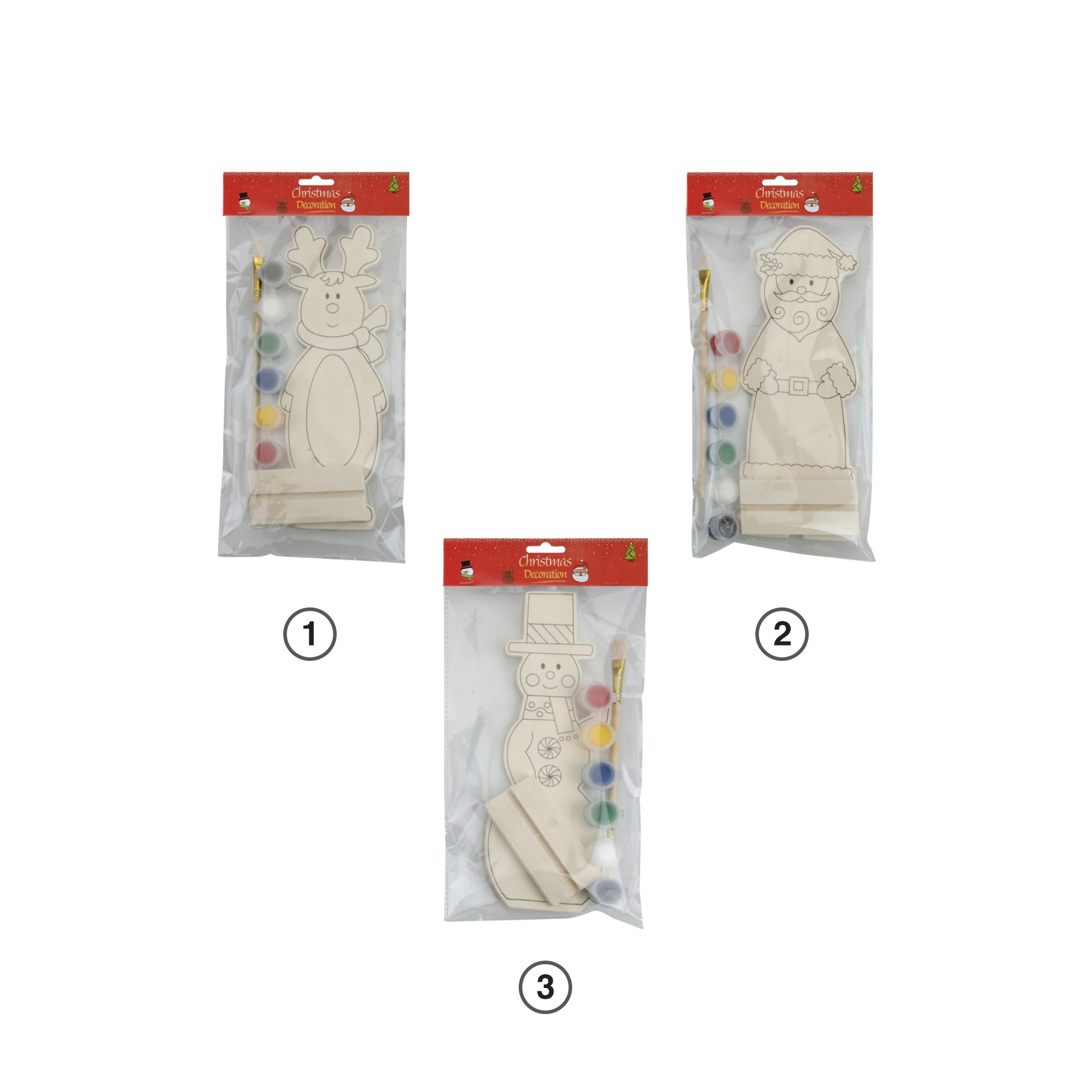 Conjunto Pinturas Natal 8X23CM