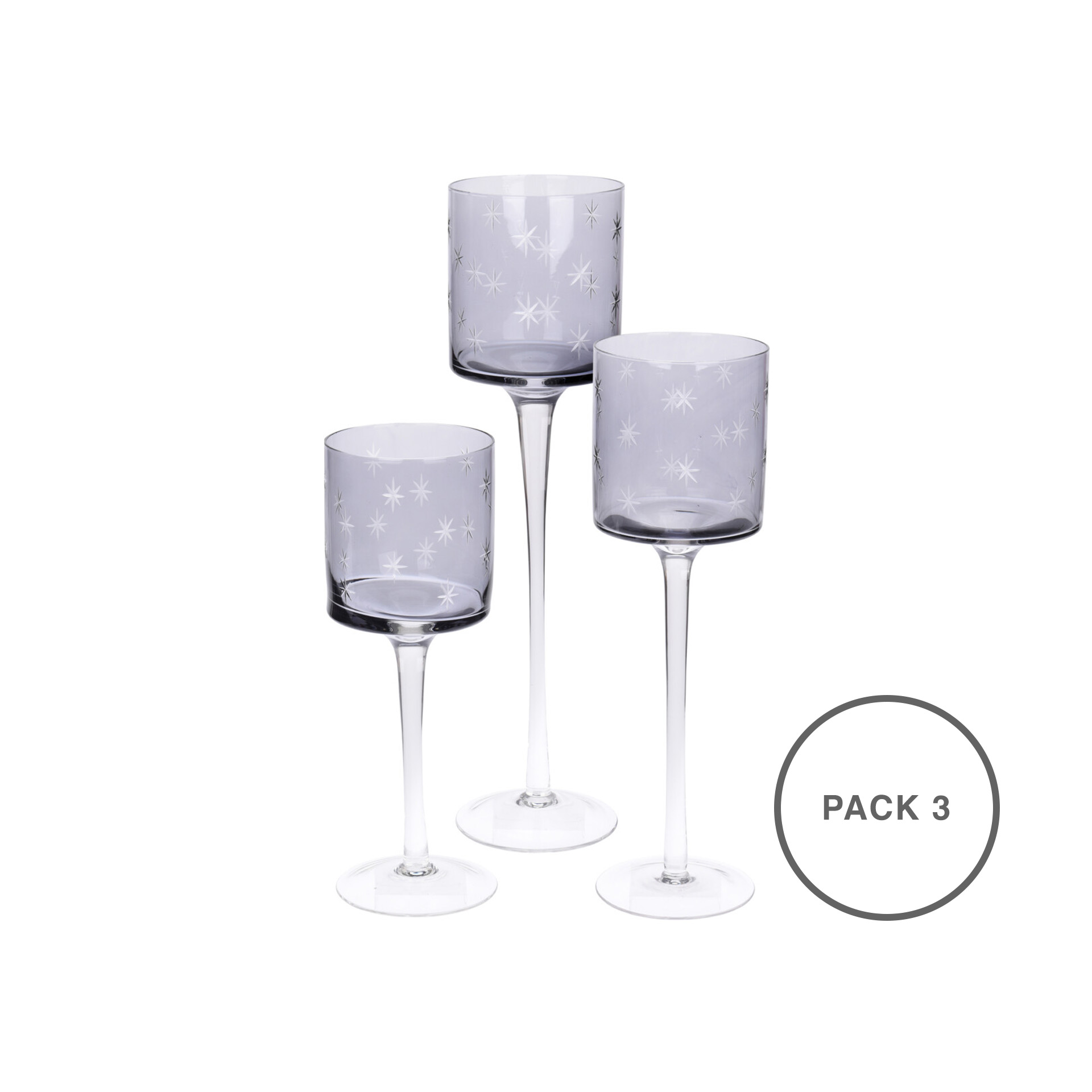 Porta Velas Pack 3