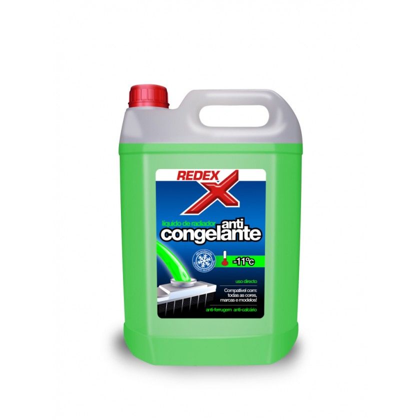 Lquido Radiador Anticongelante Redex 5000ml Verde