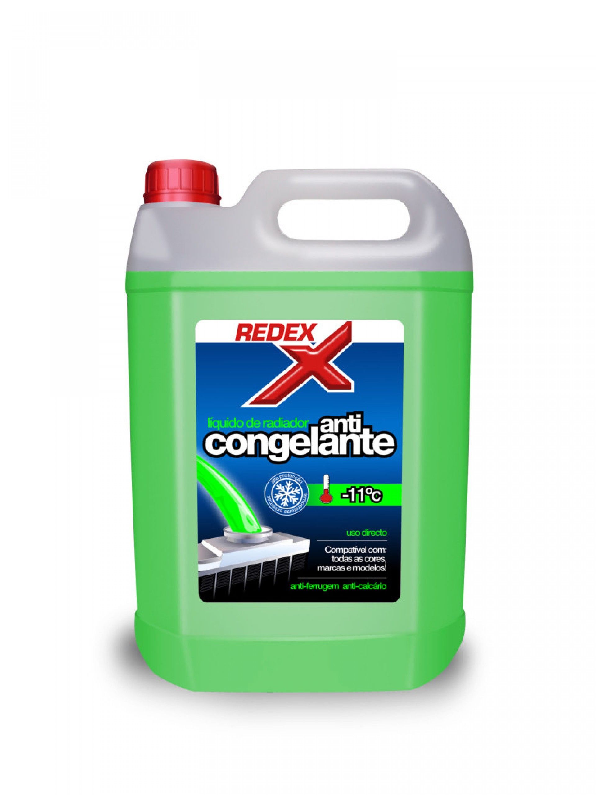 Líquido Radiador Anticongelante Redex 5000ml Verde