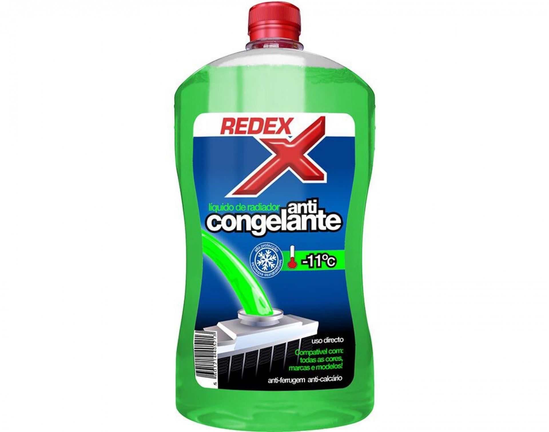Líquido Radiador Anticongelante Redex 1000ml Verde