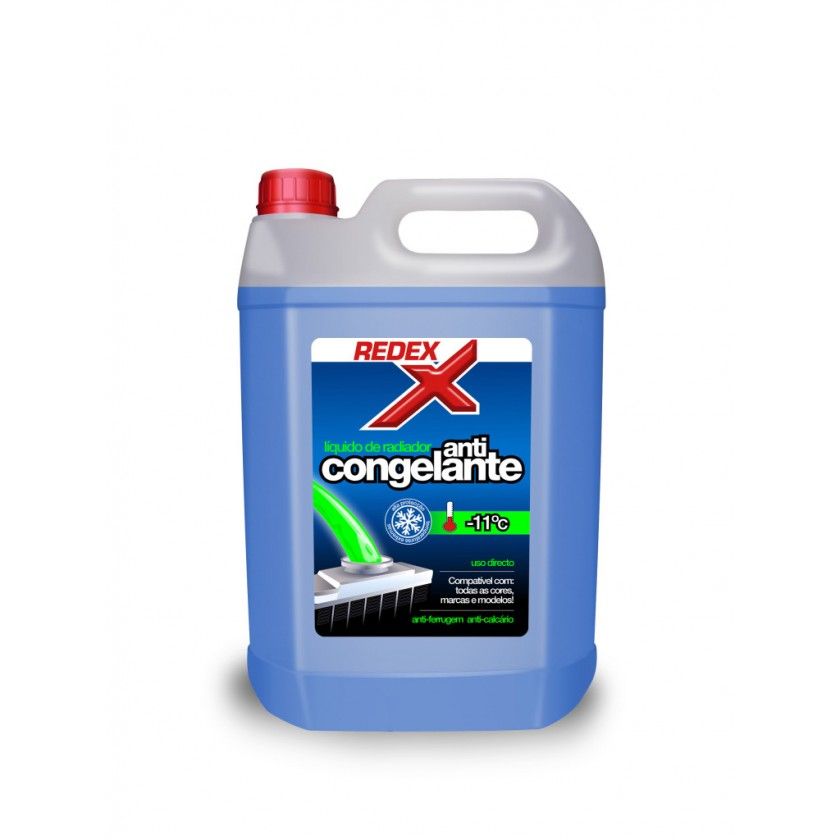 Lquido Radiador Anticongelante Redex 5000ml Azul