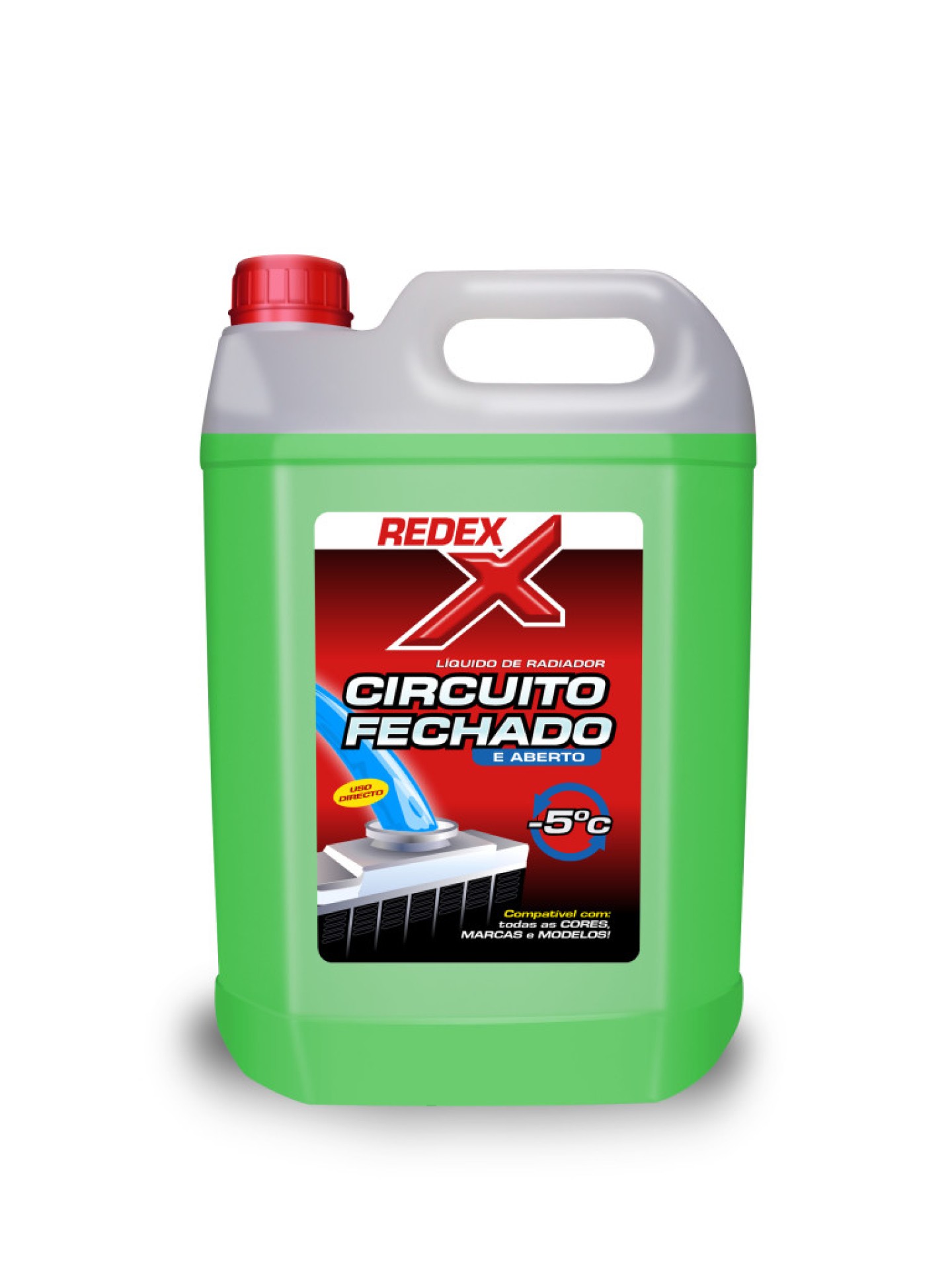 Líquido Radiador Redex Circuito Fechado 5000ml