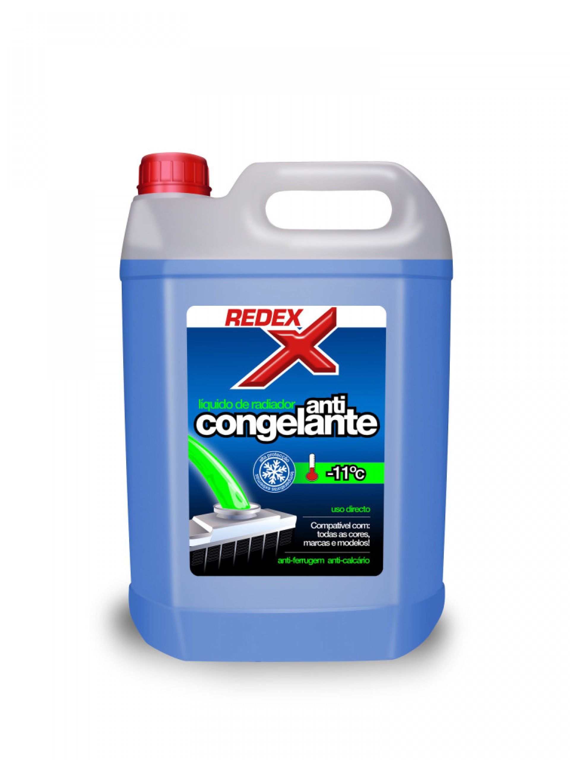 Líquido Radiador Anticongelante Redex 5000ml Azul