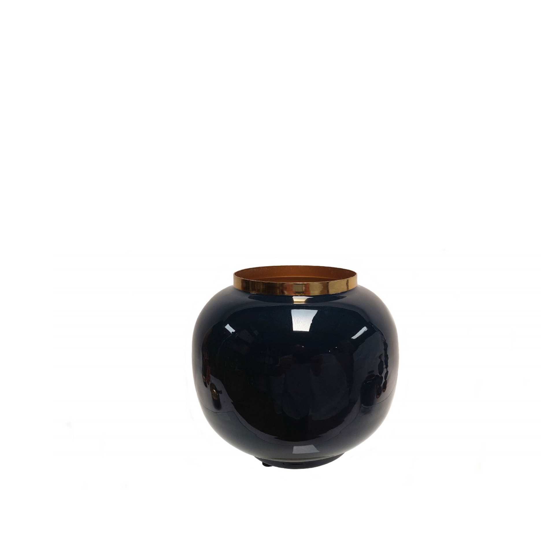 Jarra Redonda Azul 19X19X18CM