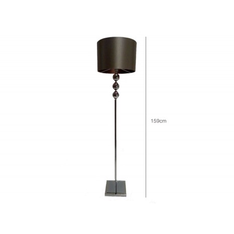 Candeeiro Preto 38X38X159CM - Image product
