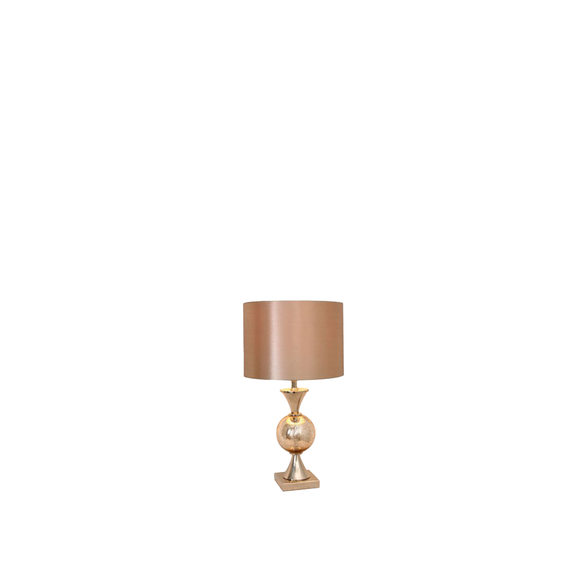 Candeeiro Dourado 25X25X46CM
