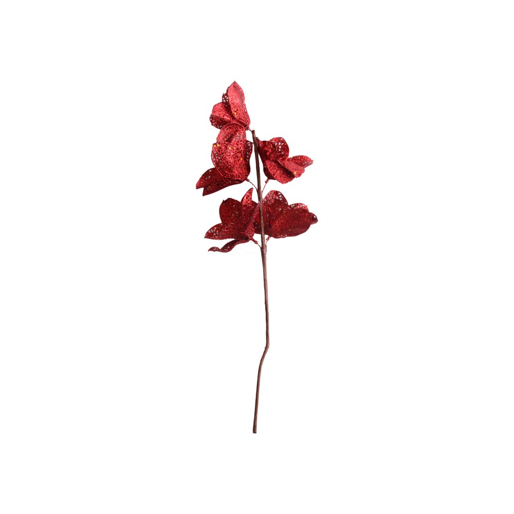 Ramo Poinsetia Vermelho 54X20X9CM