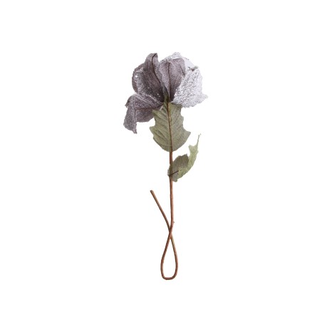 Flor Poinsetia Prateado 75CM - Image product