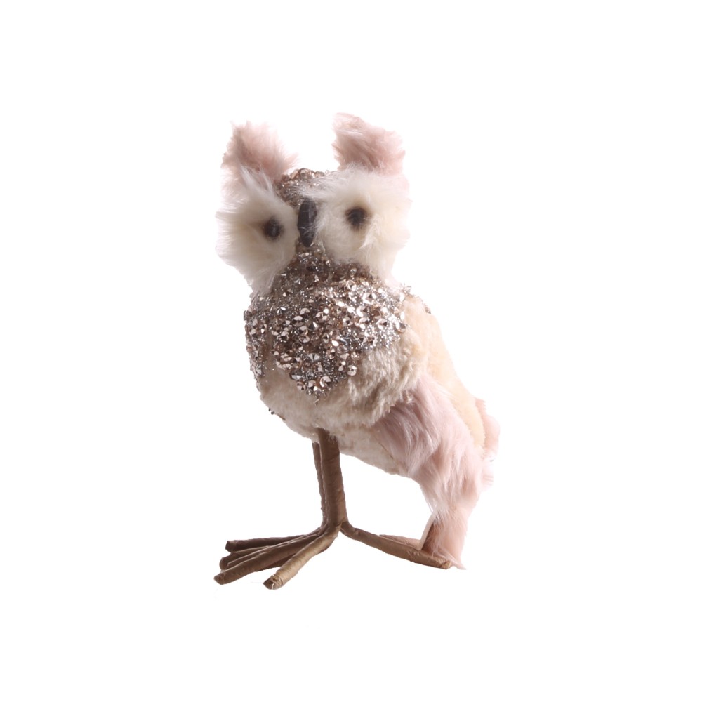 Mocho Rosa Com Brilho 16CM