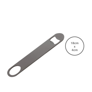Abre Garrafas 18X4cm Gun Metal