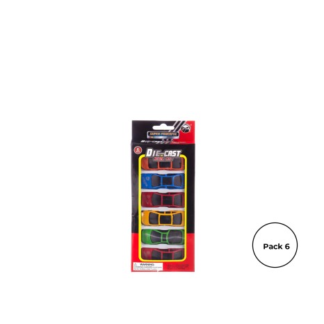 Carro Desportivo Metal Pack 6 - Image product