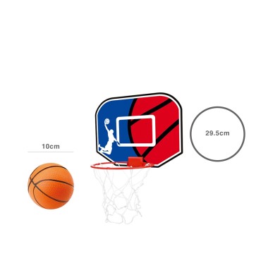 Cesto Basketball Com Bola 29.5X25.5CM