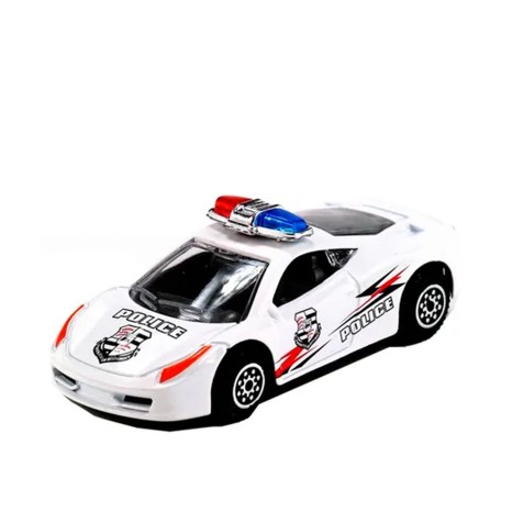 Carro Polícia Metal 9CM - Image product