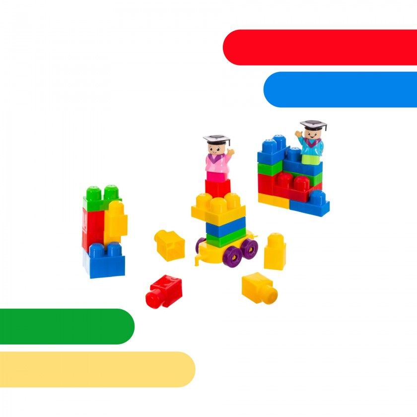 Blocos Construção 20 Peças Blocos Construção 20 Peças