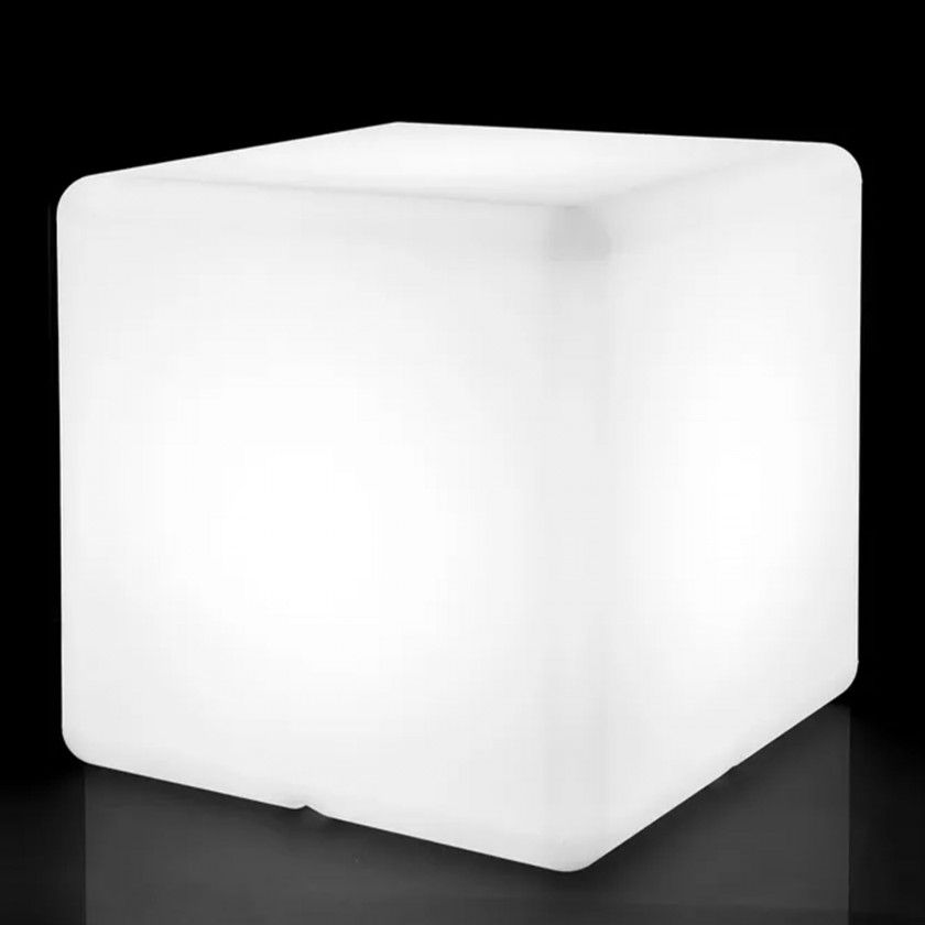 Cubo Decorativo Com Luz Branco 45X45X45CM Cubo Decorativo Com Luz Branco 45X45X45CM