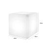 Cubo Decorativo Com Luz Branco 45X45X45CM Cubo Decorativo Com Luz Branco 45X45X45CM