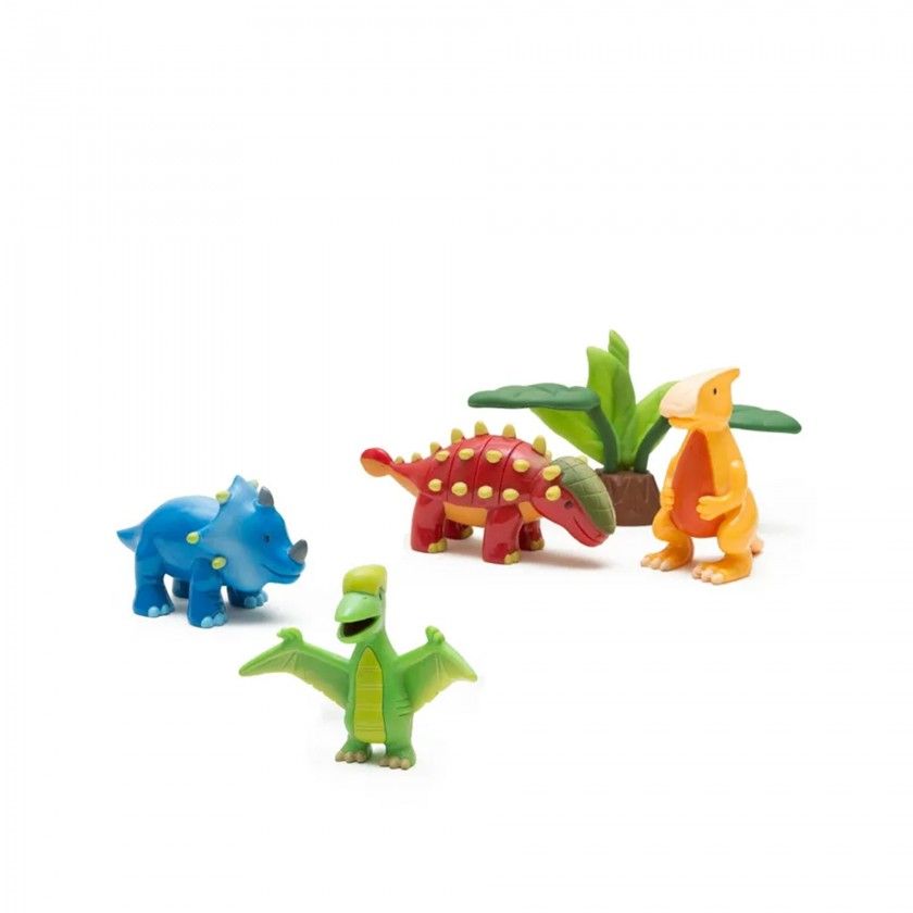 Dinossauros 38X11X13.5CM Pack 4