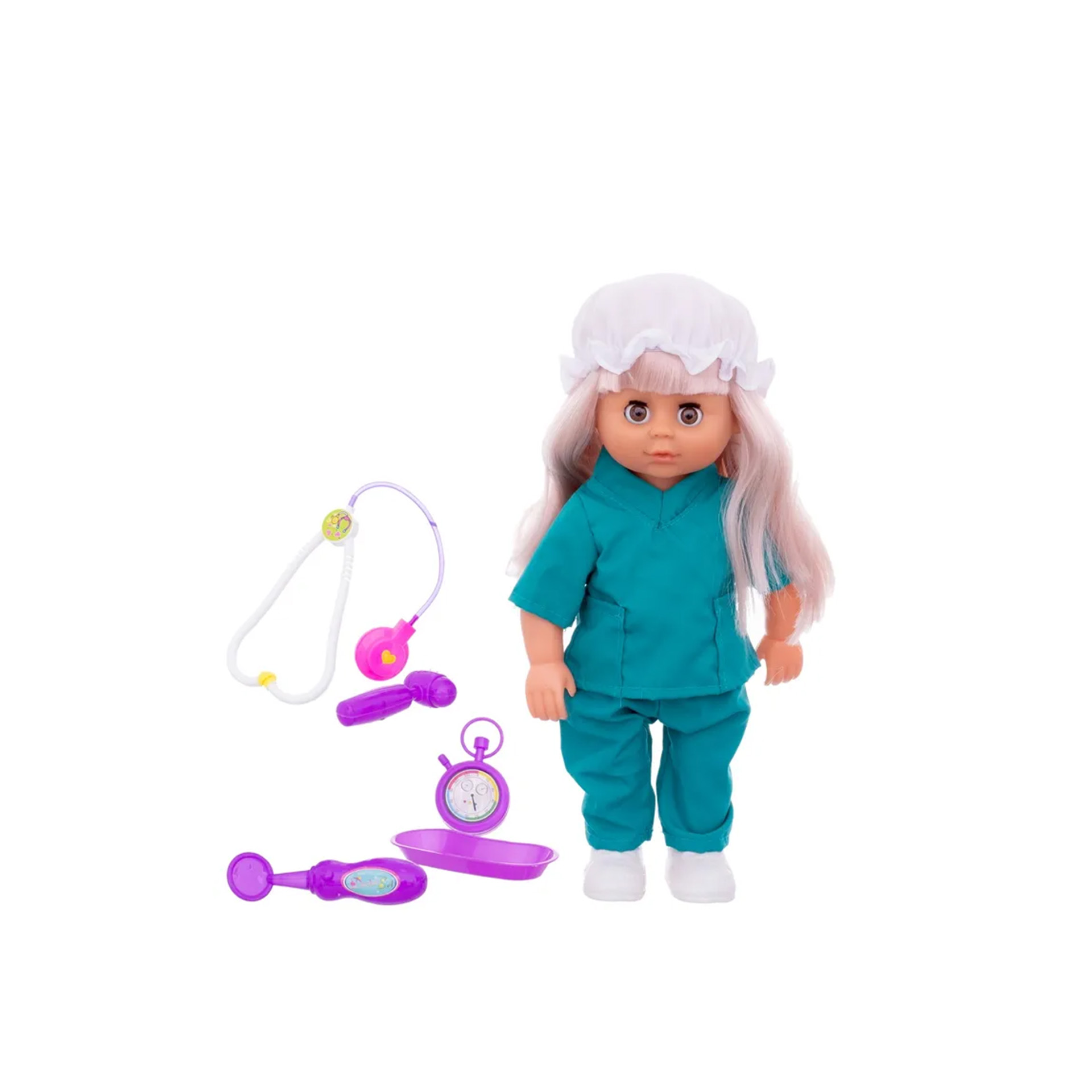 Boneca Médica 12 Sons 31CM