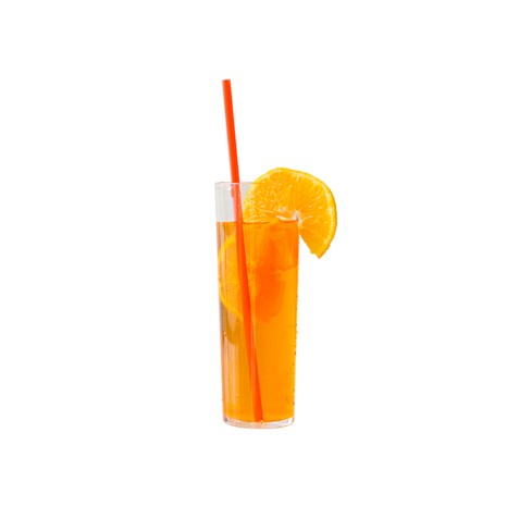 Copo Tubo Policarbonato Classic Transparente 240ml 5X4.5X15cm - Image product