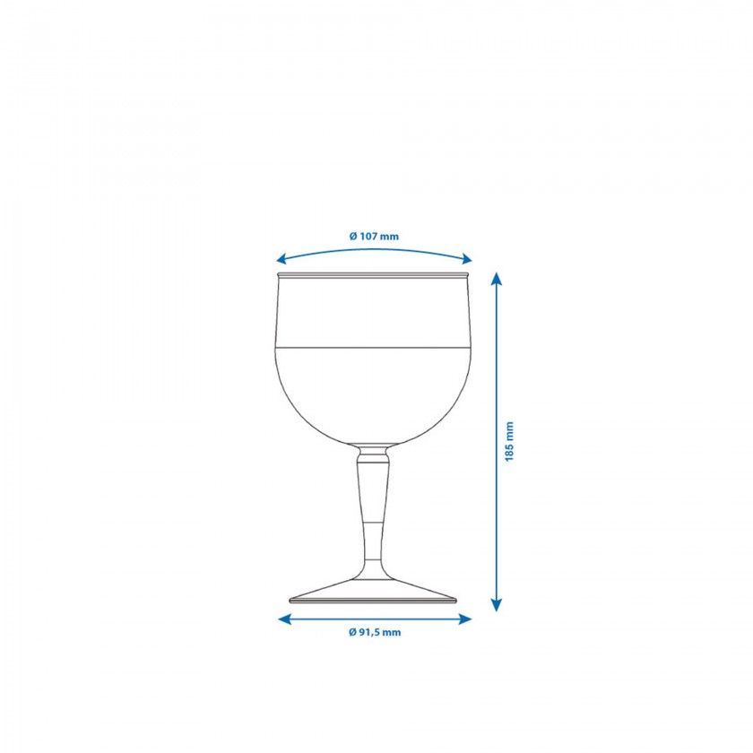 Copo Gin Lux Policarbonato Transparente 600ML Copo Gin Lux Policarbonato Transparente 600ML