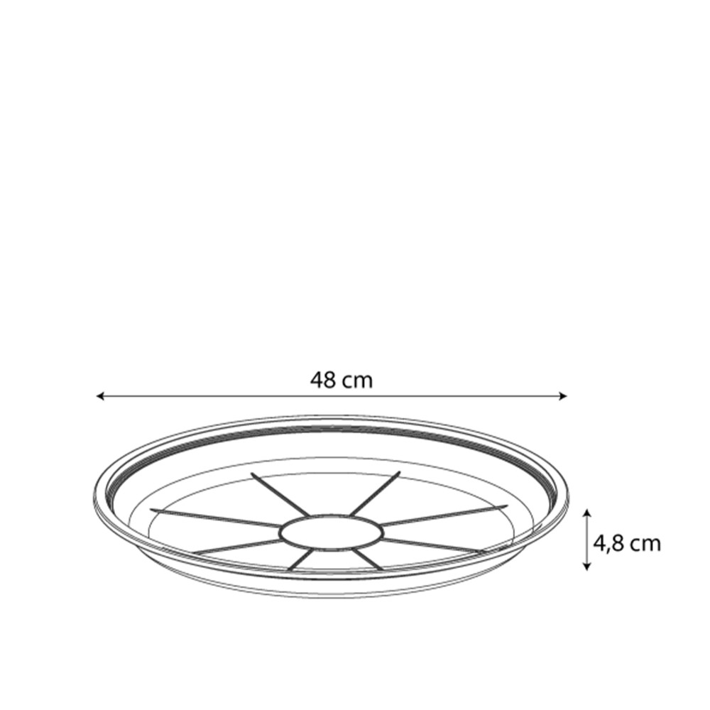 Prato Catering Polipropileno 48CM 5.8L