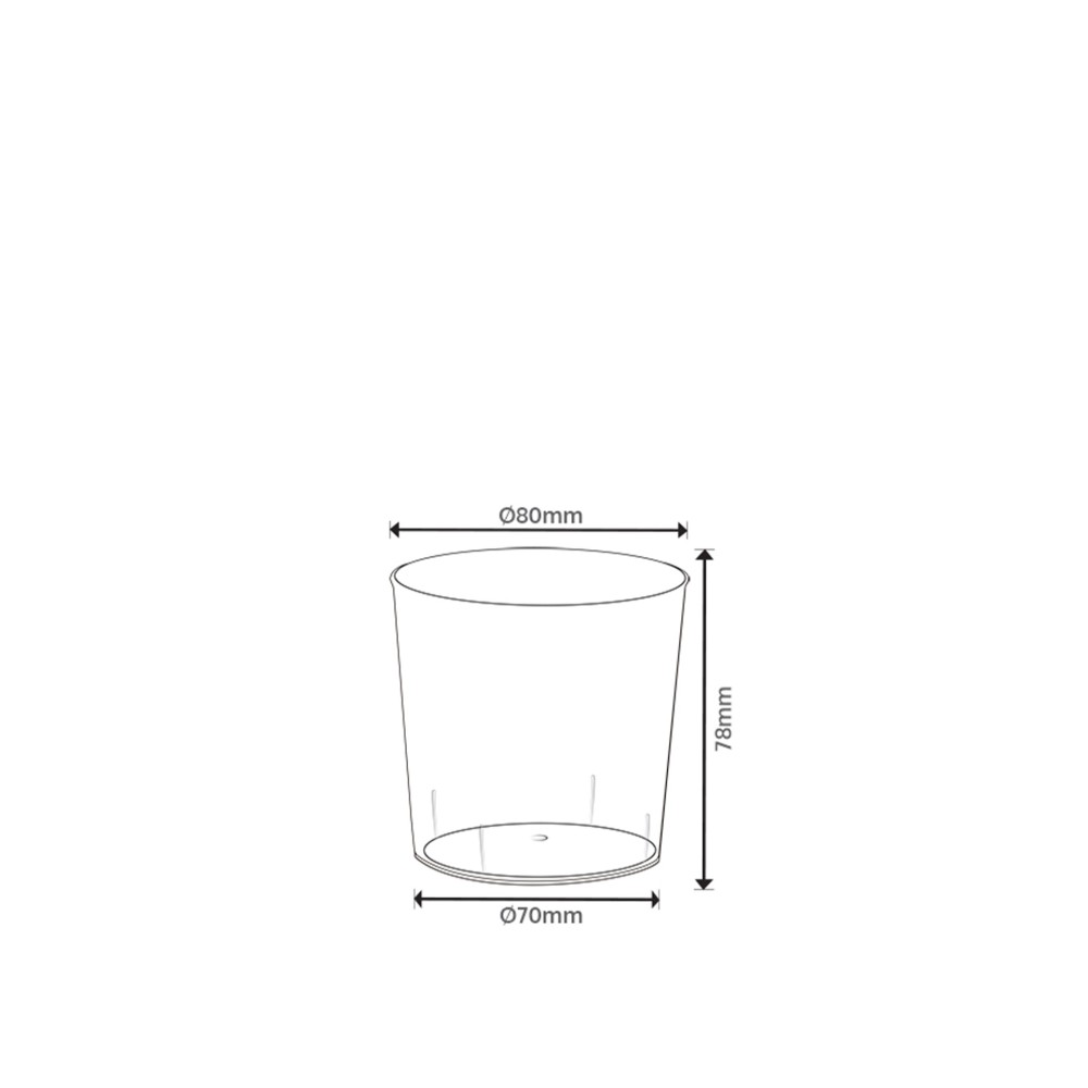 Copo Caipirão Polipropileno Opaco 280ML