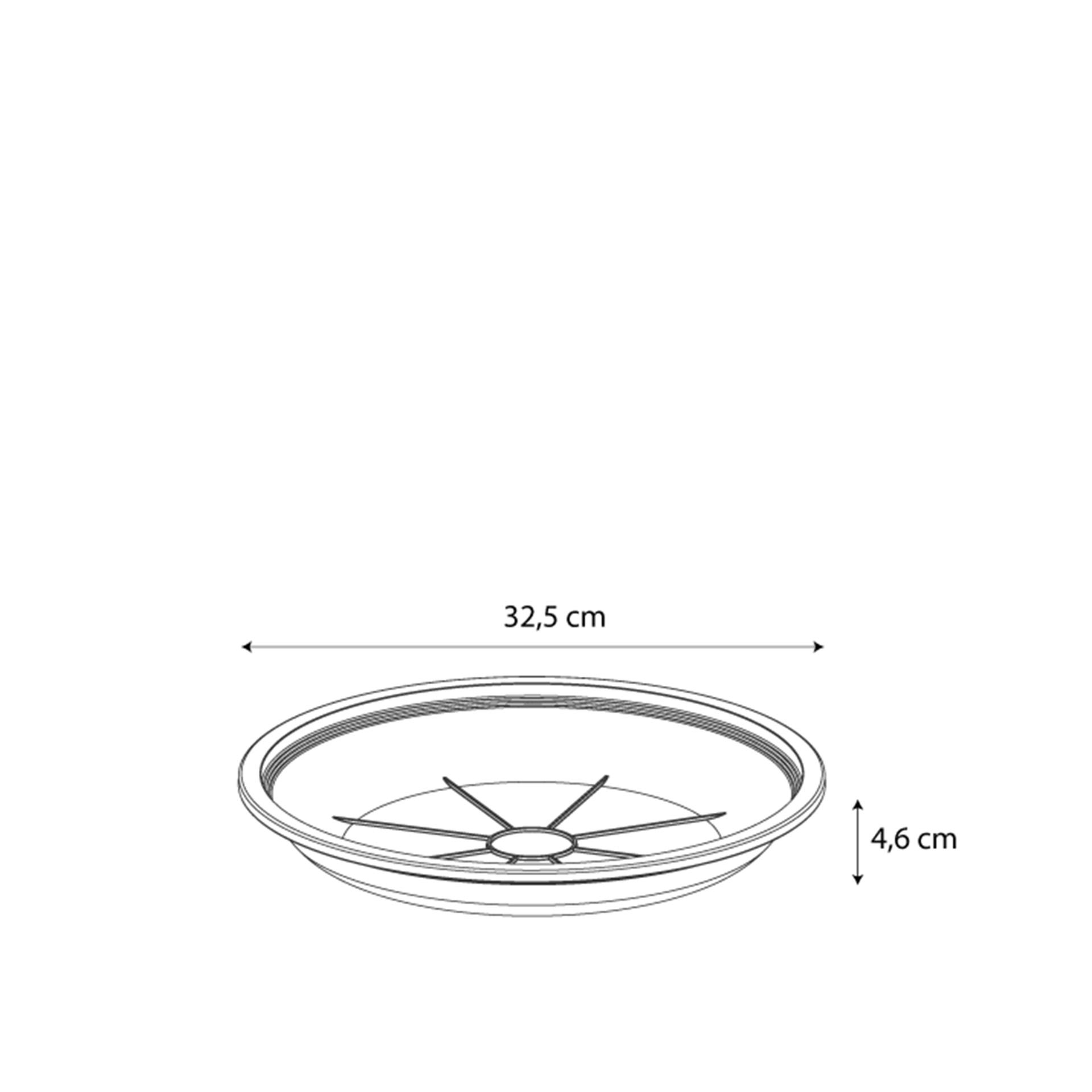 Prato Catering Polipropileno 32.5CM 2.5L