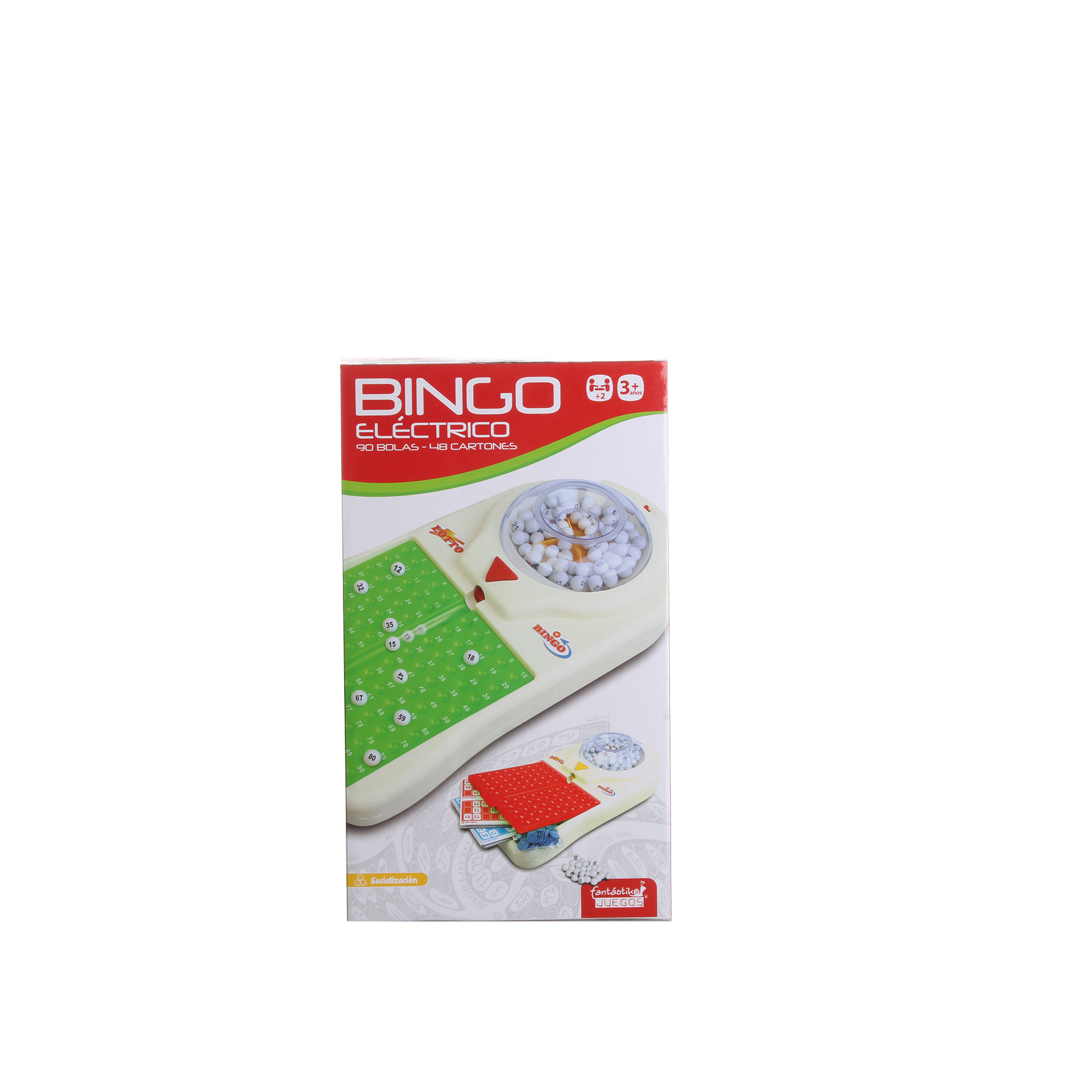 Bingo Elétrico 90 Bolas + 48 Cartões 36CM