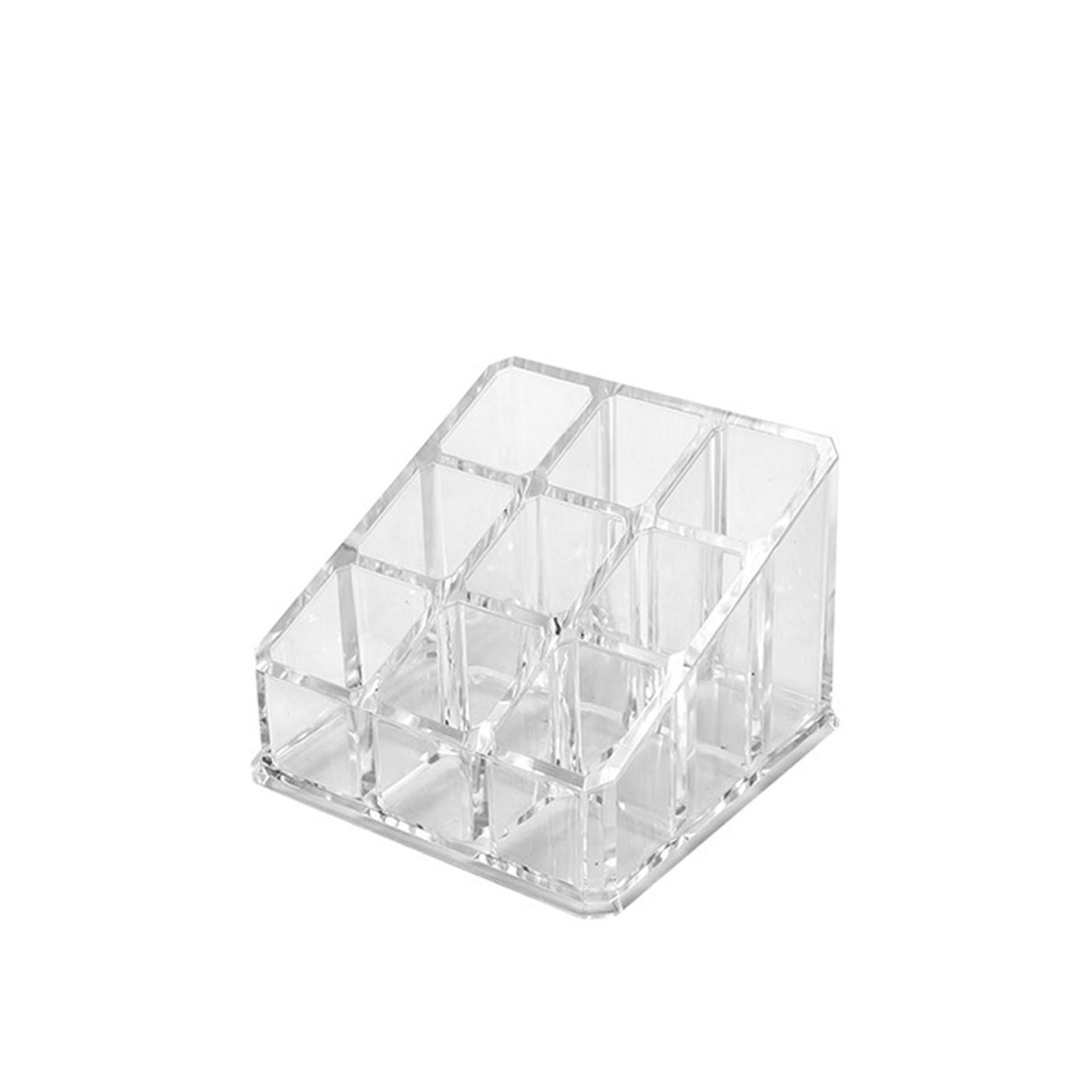 Organizador Cosméticos Plástico Incolor 9X9X.6.5cm