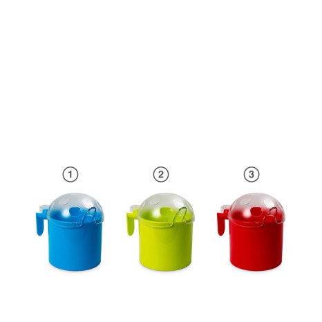 Açucareiro Plástico com Colher Redondo Multicor 400ml 9X11cm - Image product