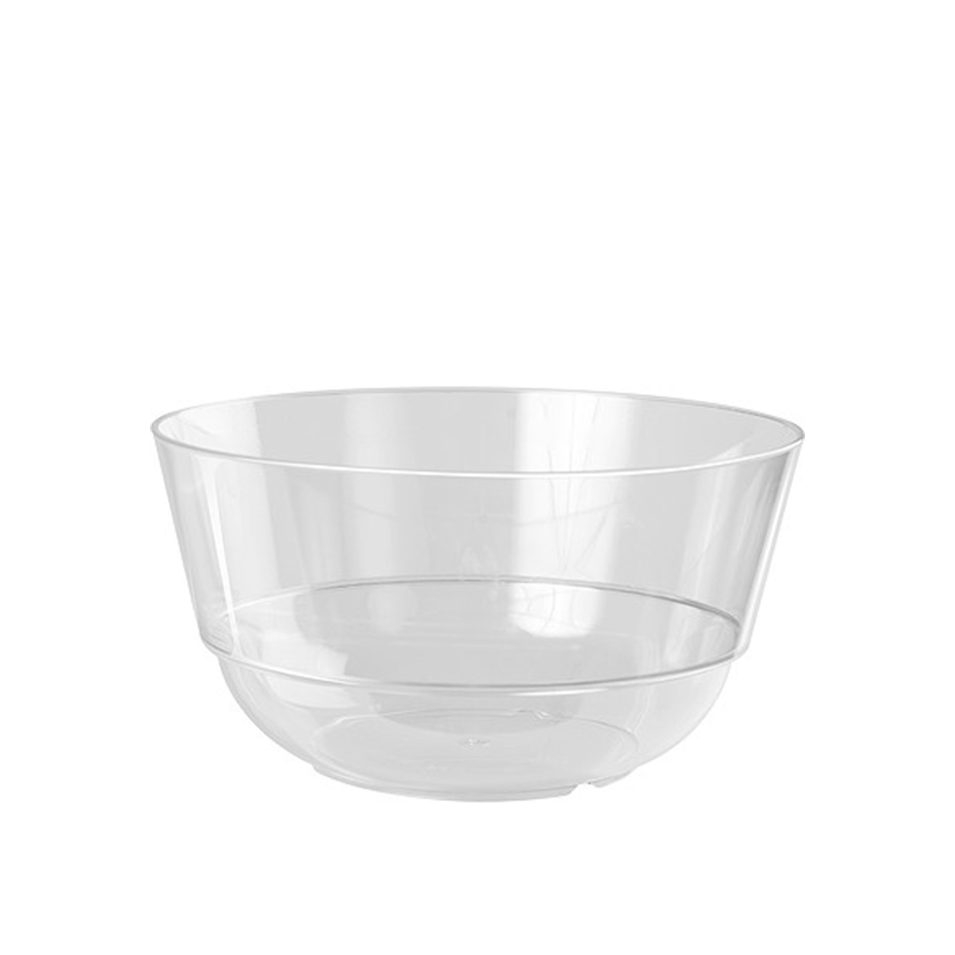 Tigela Plástico Luxe Incolor 2000ml 20X9cm
