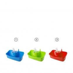 Caixa Esfrego com Doseador Plstico Multicor 300ml 26X12X15cm
