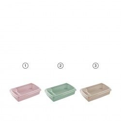Caixa Higinica com P Plstico Cor Pastel 8000ml 48X29X11cm