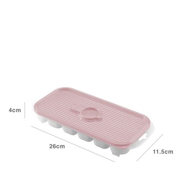 Cuvete Gelo com Tampa Plástico Multicor 26X11.5X4cm