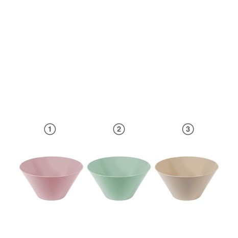 Saladeira Plástico Jovi Multicor 600ml 14.1X7cm - Image product