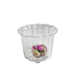 Vaso Plstico Marbella Redondo Transparente 1800ml 17X14cm
