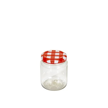 Frasco Plástico Vichy Vermelho 210ml 6.5X8cm