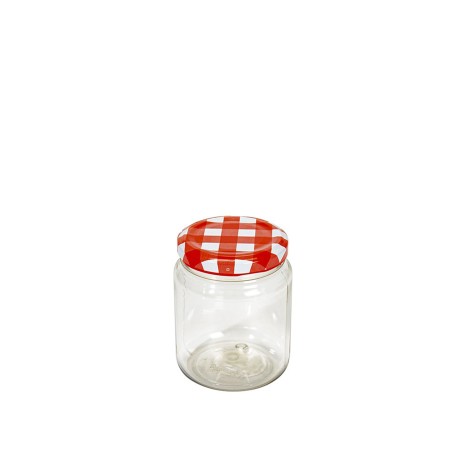 Frasco Pl�stico Vichy Vermelho 210ml 6.5X8cm - Image product