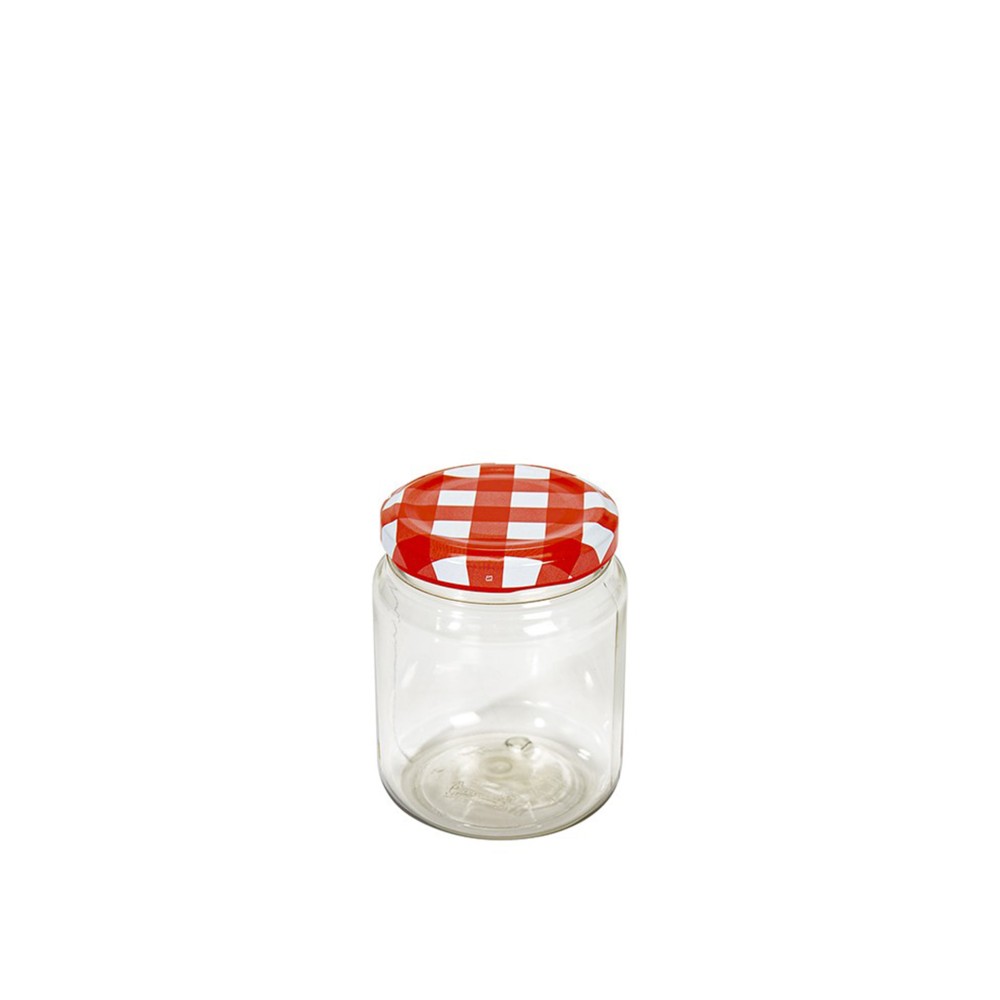 Frasco Plástico Vichy Vermelho 210ml 6.5X8cm