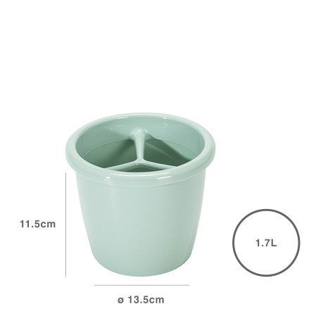 Escorredor Talheres Plástico Albir Verde 1.7l 13.5X11.5cm - Image product