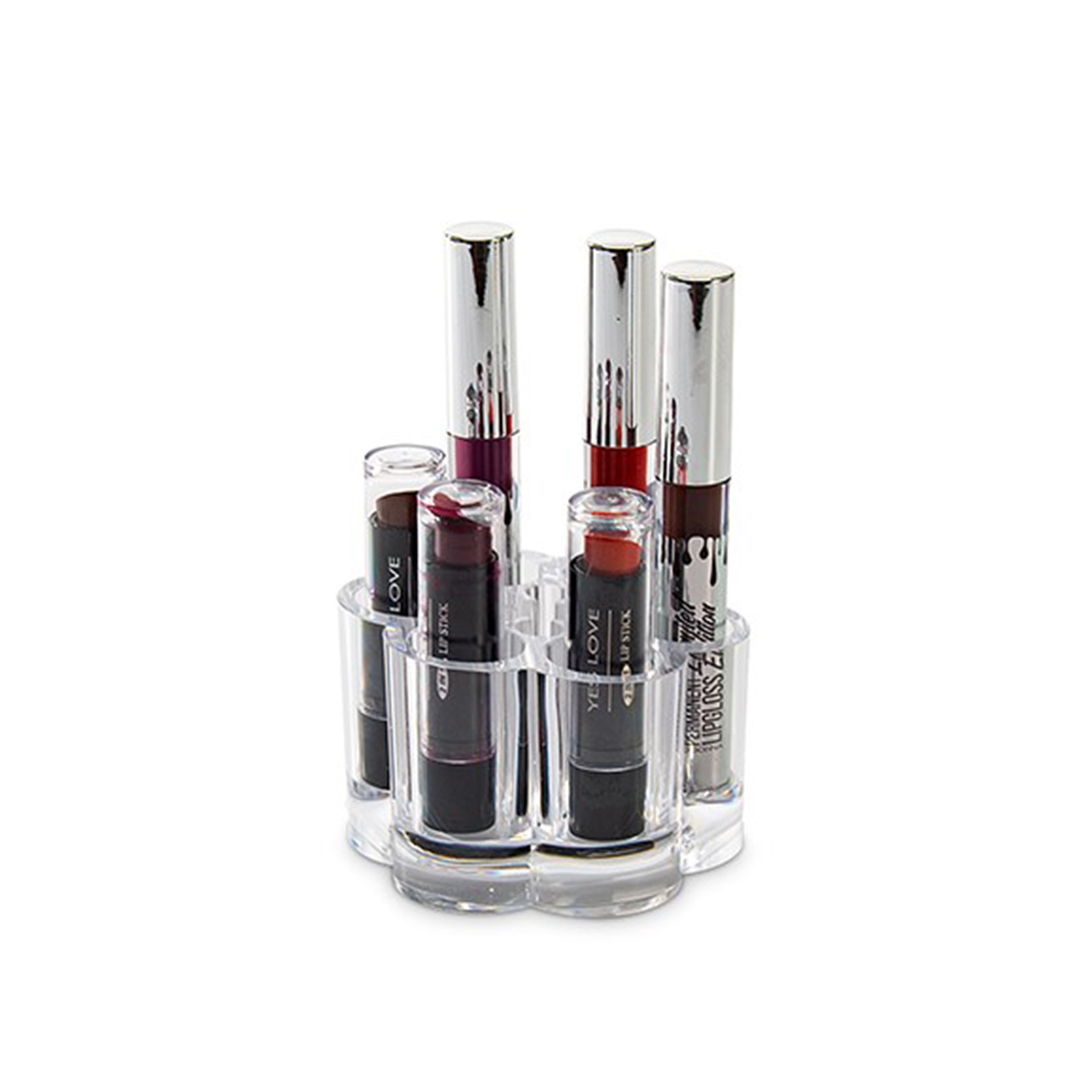 Organizador Cosméticos Plástico Incolor 9.1X8.5X5.8cm