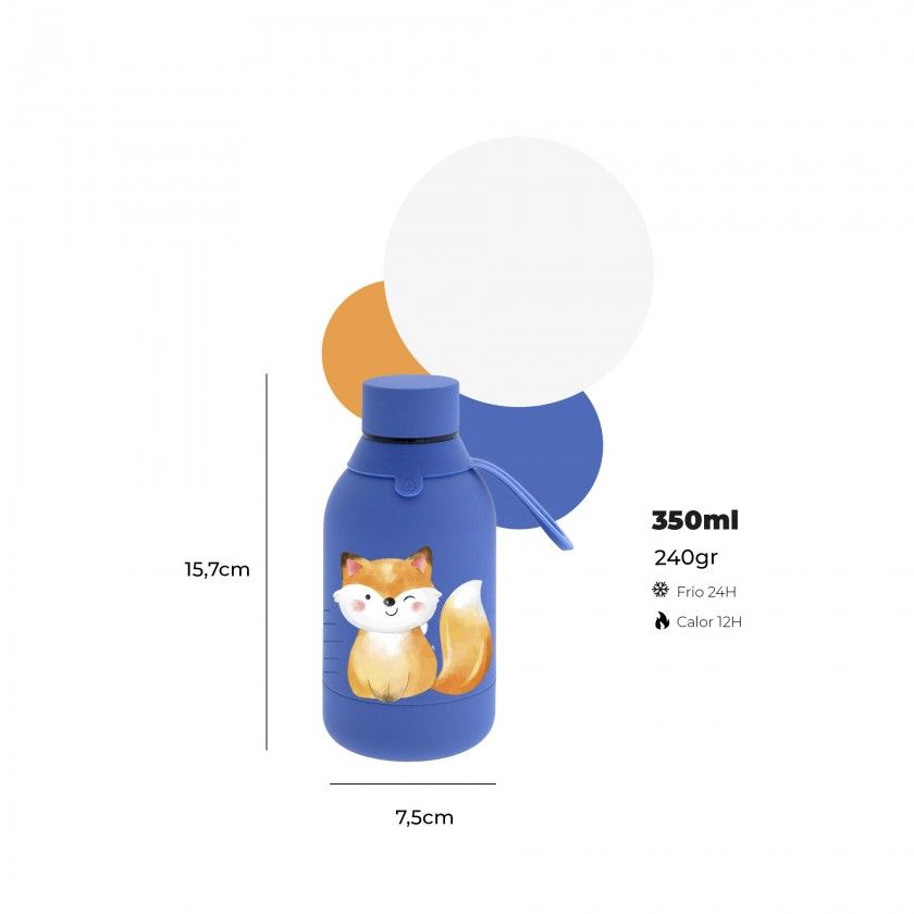 Garrafa gua Inox Mazarine Fox 350ML