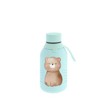 Garrafa Água Inox Mint Bear 350ML