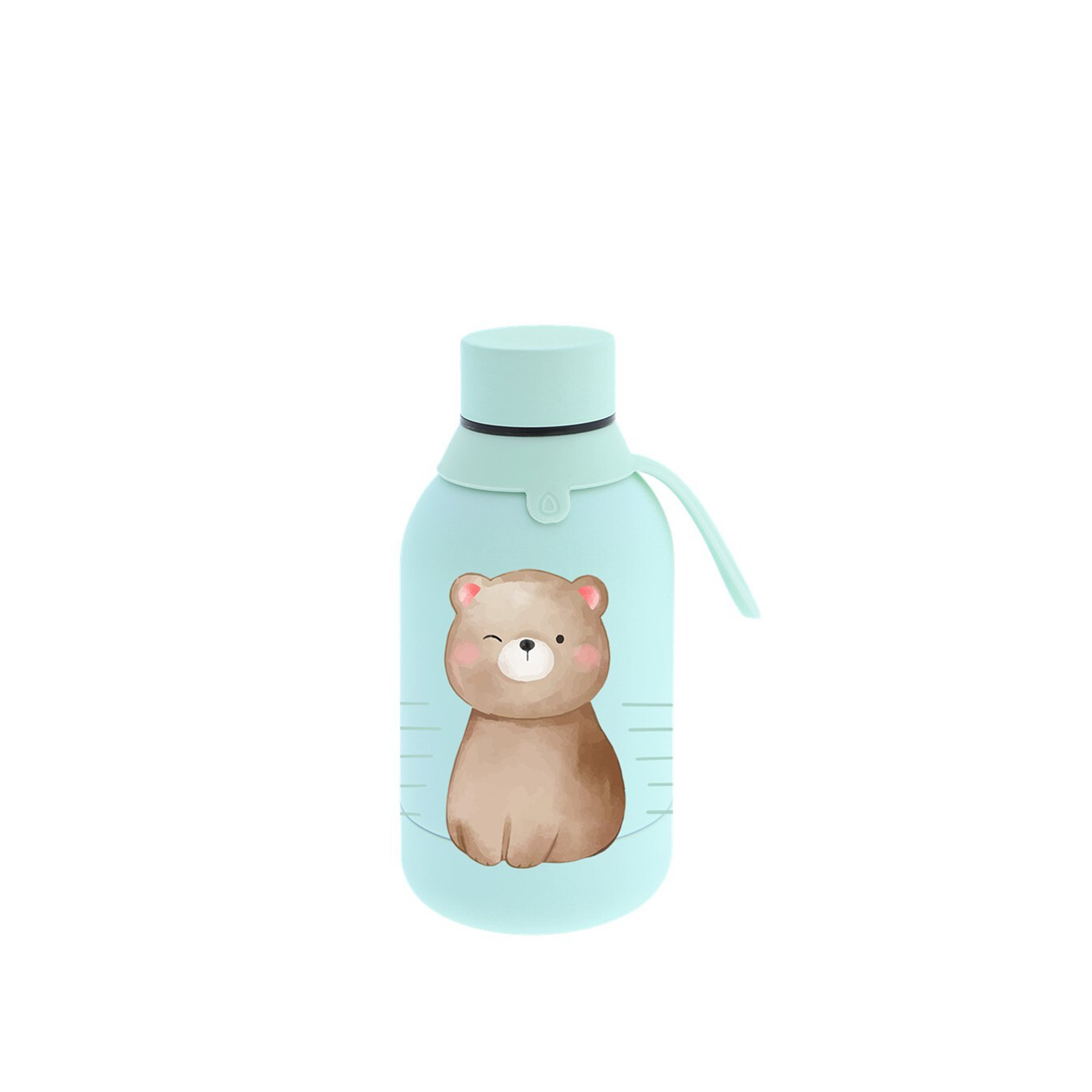 Garrafa Água Inox Mint Bear 350ML