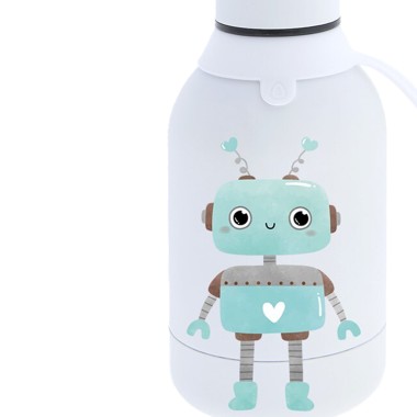 Garrafa Água Inox Ice Robots 350ML
