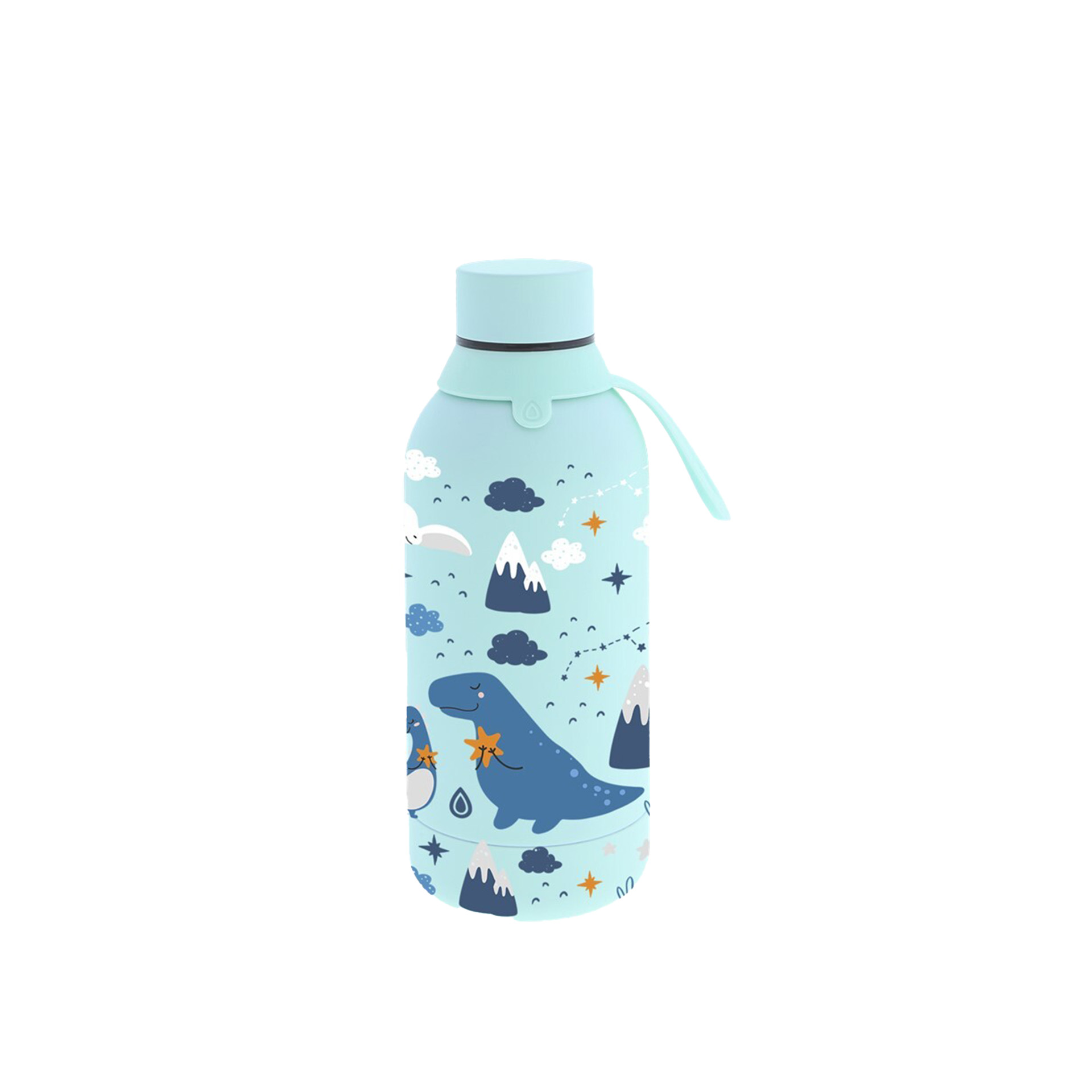 Garrafa Água Inox Mint Dino 500ML