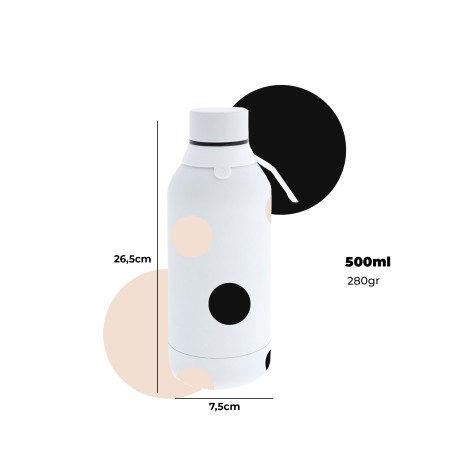 Garrafa Água Inox Ice Dots 500ML - Image product