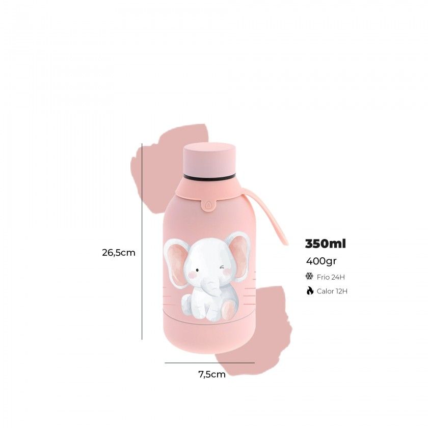 Garrafa gua Inox Peach 350ML